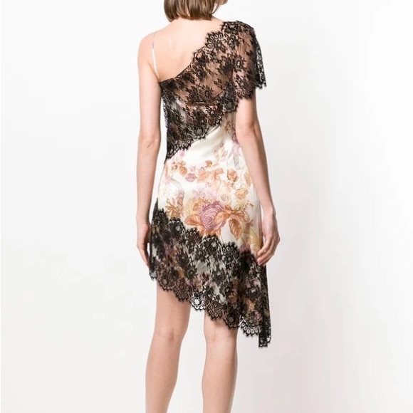 CHRISTOPHER KANE Valence And Lace Trim Ivory Dress - Picture 13 of 14